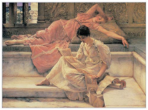Artopweb TW17795 Tadema - The Favourite Poet Dekorative Paneele, Multifarbiert, 100x73 Cm von Artopweb