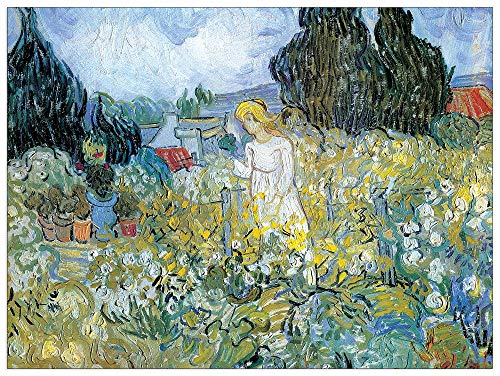 Artopweb TW17958 Van Gogh - Mademoiselle Gachet 1890 Dekorative Paneele, Multifarbiert, 100x74 Cm von Artopweb