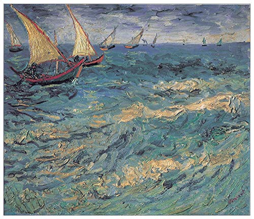 Artopweb TW17961 Van Gogh - Meer Bei St Maries Dekorative Paneele, Multifarbiert, 100x86 Cm von Artopweb