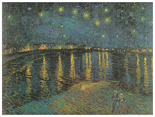 Artopweb TW17986 Van Gogh - Starry Night 1888 Dekorative Paneele, Multifarbiert, 100x74 Cm von Artopweb