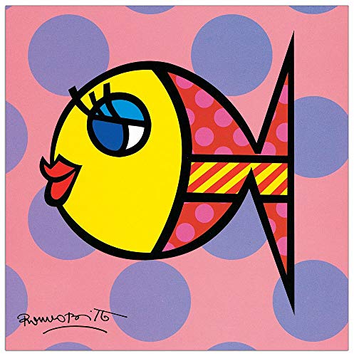 Artopweb TW18434 Britto - Dotty Fish Dekorative Paneele, Multifarbiert, 19x19 Cm von Artopweb