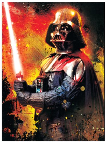 Artopweb TW18491 Star Wars - Darth Vader Dekorative Paneele, Holzwerkstoff, Multifarbiert, 46x62 Cm von Artopweb