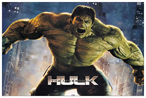 Artopweb TW18575 Marvel - Hulk Dekorative Paneele, Engineered Holz, Multifarbiert, 60x90 Cm von Artopweb