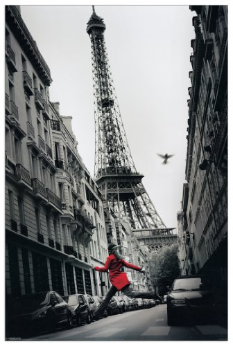 Artopweb TW18731 Paris Tour Eiffel Dekorative Paneele, Engineered Holz, Multifarbiert, 60x90 Cm von Artopweb