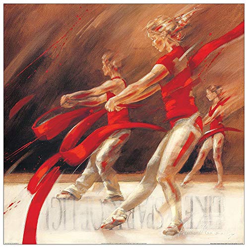 Artopweb TW20459 Meijering - Dancing Ribbons Dekorative Paneele, Multifarbiert, 70x70 Cm von Artopweb