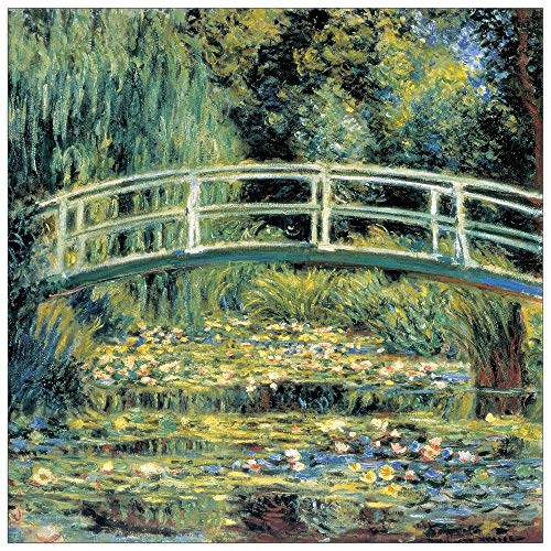 Artopweb TW20868 Monet - Le Pont Japonais Detail Dekorative Paneele, Multifarbiert,30x30 Cm von Artopweb