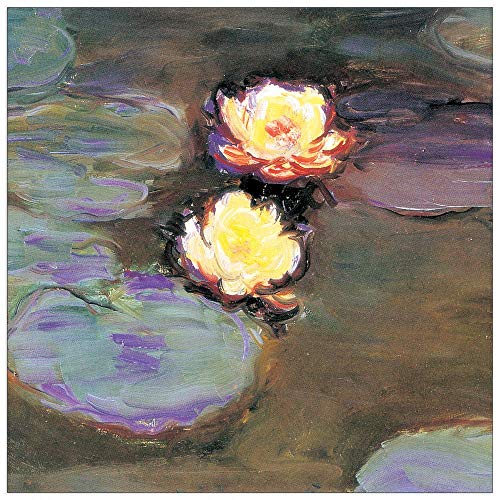 Artopweb TW20869 Monet - Nimpheas Detail Dekorative Paneele, Holzwerkstoff, Multifarbiert, 30x30 Cm von Artopweb