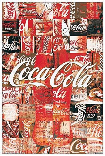 Artopweb TW21559 Coca-Cola Patchwork Dekorative Paneele, Multifarbiert,60x90 Cm von Artopweb