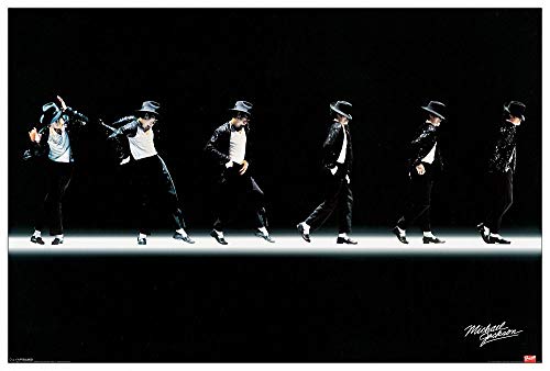 Artopweb TW21576 Michael Jackson, Moonwalk Dekorative Paneele, Holzwerkstoff, Multifarbiert, 90x60 Cm von Artopweb