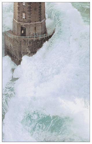 Artopweb TW21811 Guichard - Storm-Swept Lighthouse Dekorative Paneele, Holzwerkstoff, Multifarbiert, 44x71 Cm von Artopweb