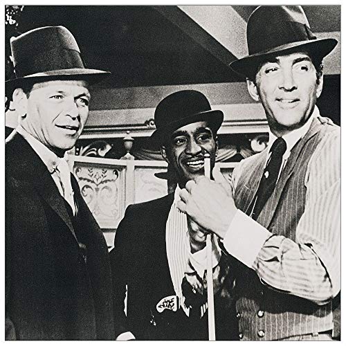 Artopweb TW21833 Frank Sinatra, Dean Martin & Sammy Davis Jr. Dekorative Paneele, Multifarbiert, 40x40 Cm von Artopweb