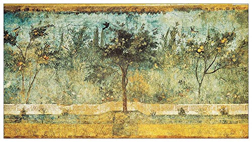 Artopweb TW21862 Pompei - Affresco Con Giardino Dekorative Paneele, Multifarbiert, 90x50 Cm von Artopweb