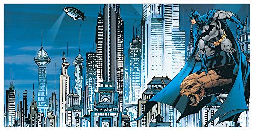 Artopweb TW21905 Dc Comics - Gotham City Skyline Dekorative Paneele, Multifarbiert, 100x50 Cm von Artopweb