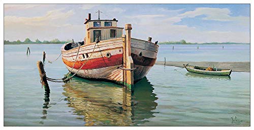 Artopweb TW21987 Galasso - Trabaccolo Dekorative Paneele, Engineered Holz, Multifarbiert, 100x50 Cm Artopweb TW21987 Galasso - Trabaccolo Dekorative Paneele, Engineered Holz, Multifarbiert, 100x50 Cm von Artopweb