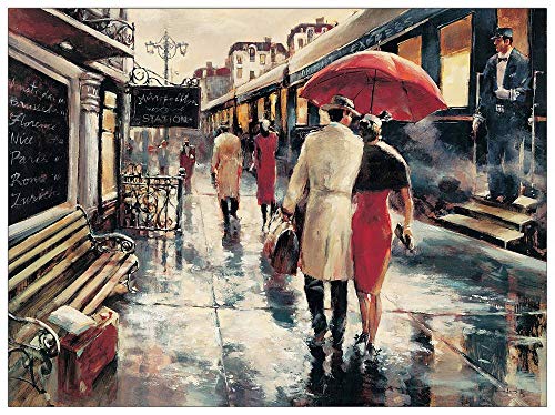 Artopweb TW21996 Heighton - Metropolitan Station Dekorative Paneele, Multifarbiert, 80x60 Cm von Artopweb