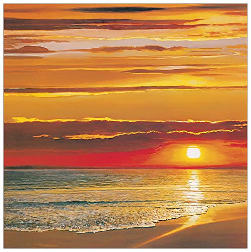 Artopweb TW22046 Werner - Sunset On The Sea Dekorative Paneele, Multifarbiert, 70x70 Cm von Artopweb