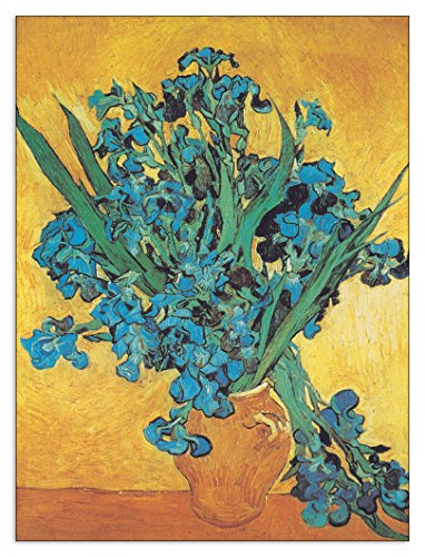 Artopweb Van Gogh GLI Iris 60x80 cm Decorative Panel, MDF (Mitteldichte Holzfaserplatte), Papier, Bunt, 60 x 80 cm von Artopweb