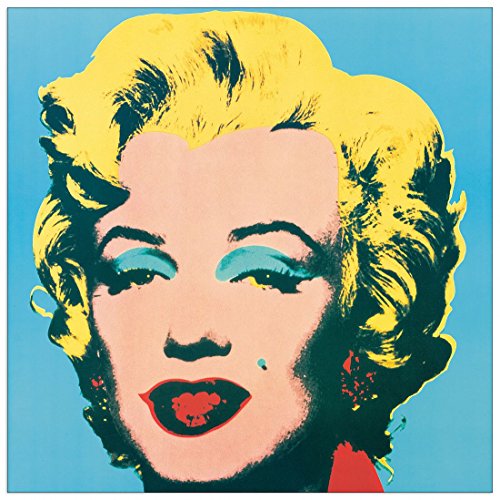 Artopweb Warhol Marilyn, 1967-25X25 cm Decorative Panel, MDF (Mitteldichte Holzfaserplatte), Papier, Bunt, 25 x 25 von Artopweb