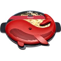 "Topf Pastasieb Als Walform - Rotes Sieb Designed Küchengeschenk Einzigartiges Küchenzubehör "Plankton" von ArtoriDesign