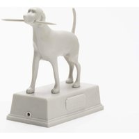 stein Weißer Hund Zahnstocher Halter Artori Design Kitchen Decor von ArtoriDesign