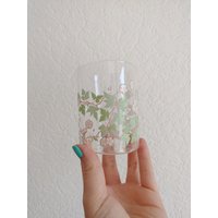 Glasbecher 250Ml/8Oz Eckig - Vines | Ranken Trinkglas Wasserglas Gläschen Eckiges Glas Glasset Motivglas Mit Motiv von ArtoriaPrintShop