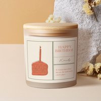Beste Freundin Geschenk Geburtstag Happy Birthday Duftkerze Im Glas Mit Deckel Kleines Geburtstagsgeschenk Frau Personalisiert von ArtowerCandles
