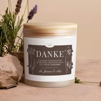 Hebamme Geschenk Personalisiert Mit Namen Dankeschön Danke Abschiedsgeschenk Duftkerze Im Glas Deckel Abschied von ArtowerCandles
