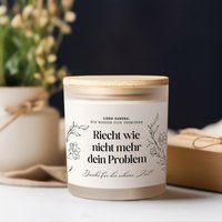 Nicht Mehr Dein Problem Kerze Abschied Kollegin Abschiedsgeschenk Duftkerze Im Glas Mit Deckel von ArtowerCandles