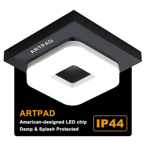 Artpad 12W LED-Deckenleuchte, moderne schwarze quadratische Deckenleuchte Aufbauleuchte für Badezimmer-Esszimmer-Korridor und weißes Bürolicht Artpad 12W LED-Deckenleuchte, moderne schwarze quadratische Deckenleuchte Aufbauleuchte für Badezimmer-Esszimmer-Korridor und weißes Bürolicht von Artpad