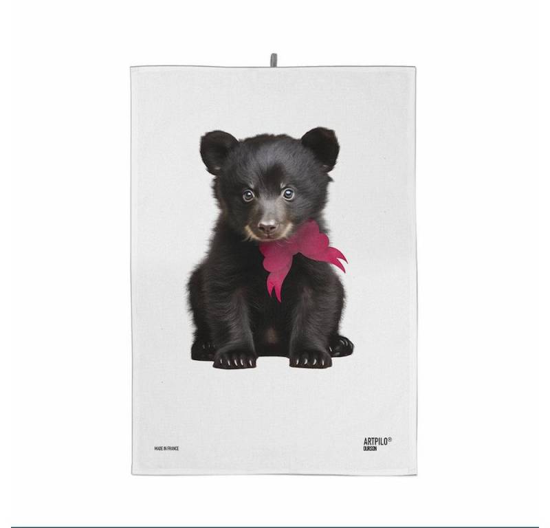 Artpilo Geschirrtuch Bärenbaby mit Schleife, Weiß, (1-tlg), 44x70cm Artpilo Geschirrtuch Bärenbaby mit Schleife, Weiß, (1-tlg), 44x70cm von Artpilo