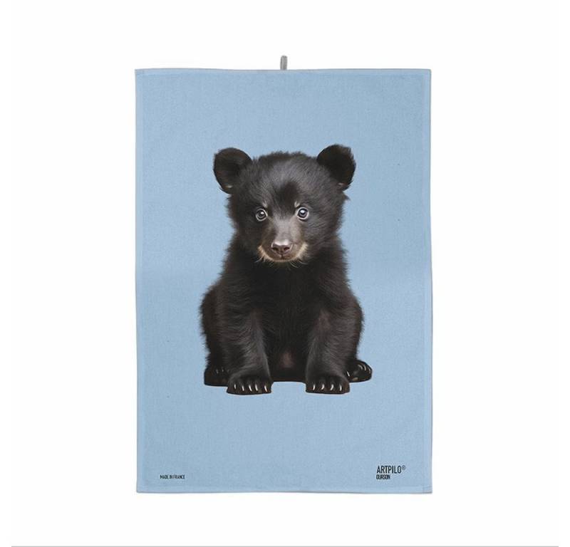 Artpilo Geschirrtuch Bär, Hellblau, (1-tlg), 44x70cm von Artpilo