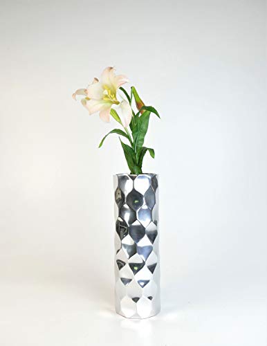 Aluminiumvase 'Space' M - Hoch, Dekoration, Blumenvase und Tischvase 32 cm von Artra Design GmbH