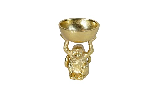 Artra Design GmbH Deko Figur AFFE 'Cheeta' Deko AFFE Tischdeko Geschenk Gold Schale Artra Design GmbH Deko Figur AFFE 'Cheeta' Deko AFFE Tischdeko Geschenk Gold Schale von Artra Design GmbH