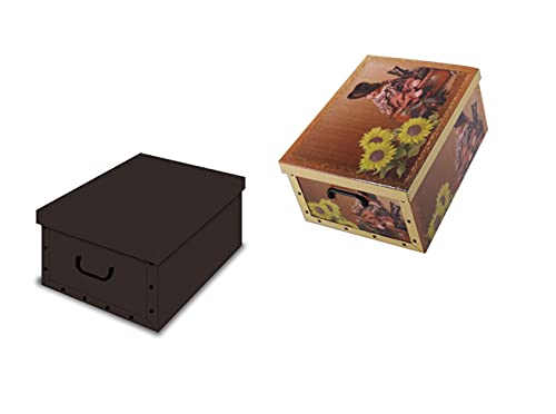 Artra Design GmbH Ordnungsboxen Deko Karton 2er Set Box Clip Sonnenblumenkind und Marrone Aufbewahrungsbox Artra Design GmbH Ordnungsboxen Deko Karton 2er Set Box Clip Sonnenblumenkind und Marrone Aufbewahrungsbox von Artra Design GmbH