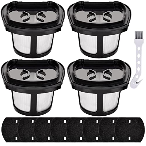 4 Stück 2390A Filter Ersatz für Bissell Tierhaarradierer Filter Handmodell 2390 2389 23903 2284W Handstaubsauger, vergleichbar mit Teilen # 1614212 1614203 1614204, 4 Netzfilter, 8 Schaumstofffilter von Artraise
