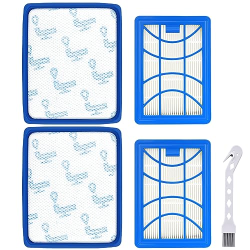 Artraise 2 Stück Filter für Philips PowerPro Expert FC9729 FC9741 FC9742 FC9743 FC9744 FC9745 FC9746 Staubsauger Ersatzteile Zubehör von Artraise