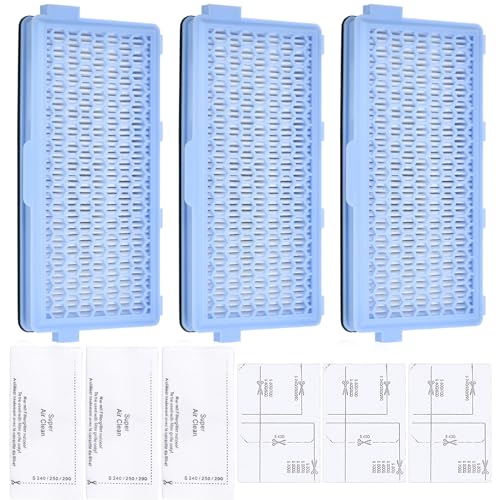 Artraise 3 HEPA Filters and 3 Motor Filters, 3 Air Clean Filters for Miele Active Airclean Sf-ha 50 Vacuum Cleaner Compact C1 & C2, Complete C2 & C3, S8340, S8360, S4000, S5000, S6000, S8000 Series Artraise 3 HEPA Filters and 3 Motor Filters, 3 Air Clean Filters for Miele Active Airclean Sf-ha 50 Vacuum Cleaner Compact C1 & C2, Complete C2 & C3, S8340, S8360, S4000, S5000, S6000, S8000 Series von Artraise