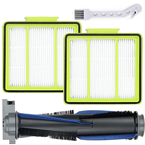 Artraise RV2001WD Ersatzteile für Shark AV2001WD RV2002WD RV2002WRUS RV2000WD RV2000WRUS AI VACMOP Roboterstaubsauger, 2 HEPA-Filter, 1 selbstreinigende Bürstenrolle von Artraise