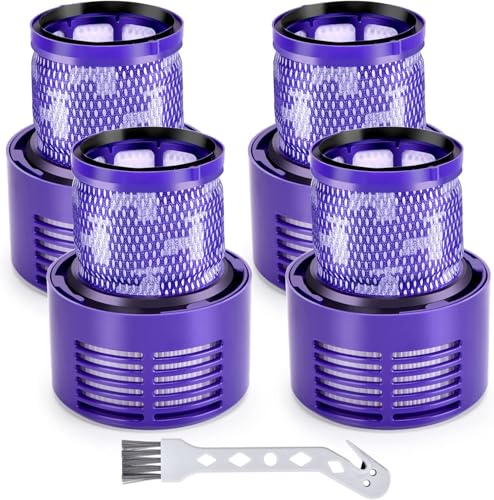 Artraise V10 Filter für Dyson 4 Stück Waschbar Ersatz Hepa Filter für Dyson V10 SV12 Cyclone Animal Absolute Motorhead Staubsauger Ersatzteil Ersetzen Sie # DY-969082-01 von Artraise