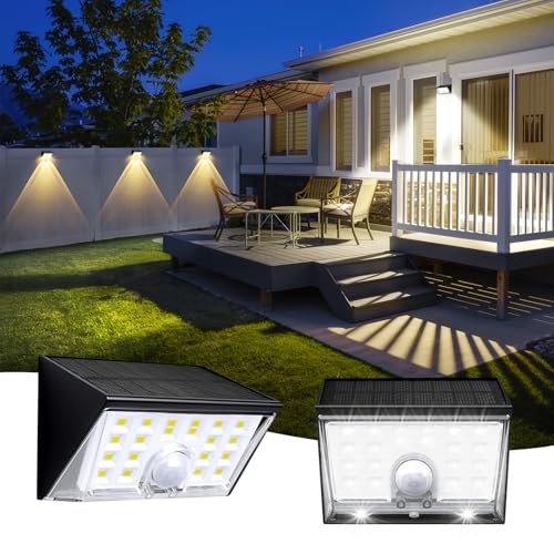 Artrastar Solarlampen für Außen mit Bewegungsmelder 22 LED Solarleuchten für Außen Solarlichter 4 Modi Solarstrahler Garten Beleuchtung Wandleuchten 2 Stück Artrastar Solarlampen für Außen mit Bewegungsmelder 22 LED Solarleuchten für Außen Solarlichter 4 Modi Solarstrahler Garten Beleuchtung Wandleuchten 2 Stück von Artrastar