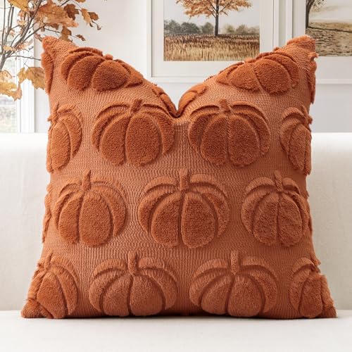 Artscope 1er Set Wolle Kürbis Kissenbezug Weicher Plüsch Kurzer Wollsamt Dekokissenbezüge Herbst Kissenhülle Sofakissen Herbstdeko für Sofa Schlafzimmer Halloween Karamell Orange, 40x40cm Artscope 1er Set Wolle Kürbis Kissenbezug Weicher Plüsch Kurzer Wollsamt Dekokissenbezüge Herbst Kissenhülle Sofakissen Herbstdeko für Sofa Schlafzimmer Halloween Karamell Orange, 40x40cm von Artscope