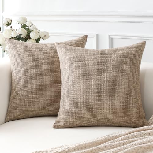 Artscope 2er Set Kissenbezug Einfarbig Wurfkissenbezug Leinen Kissenbezüge Moderne Dekokissen Kissenhülle Set Kissen Fall für Sofa Schlafzimmer Zuhause Dekor 40x40 cm Leichter Kaffee Artscope 2er Set Kissenbezug Einfarbig Wurfkissenbezug Leinen Kissenbezüge Moderne Dekokissen Kissenhülle Set Kissen Fall für Sofa Schlafzimmer Zuhause Dekor 40x40 cm Leichter Kaffee von Artscope