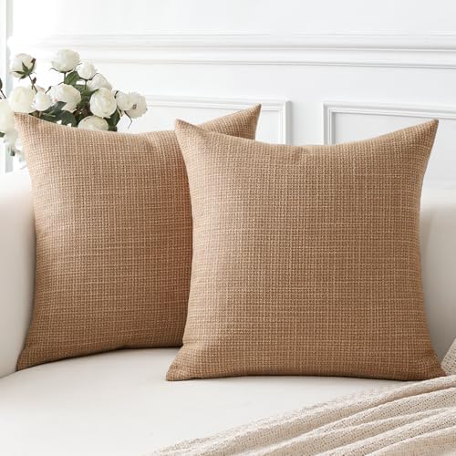 Artscope 2er Set Kissenbezug Einfarbig Wurfkissenbezug Leinen Kissenbezüge Moderne Dekokissen Kissenhülle Set Kissen Fall für Sofa Schlafzimmer Zuhause Dekor 50x50 cm Hellbraun Artscope 2er Set Kissenbezug Einfarbig Wurfkissenbezug Leinen Kissenbezüge Moderne Dekokissen Kissenhülle Set Kissen Fall für Sofa Schlafzimmer Zuhause Dekor 50x50 cm Hellbraun von Artscope
