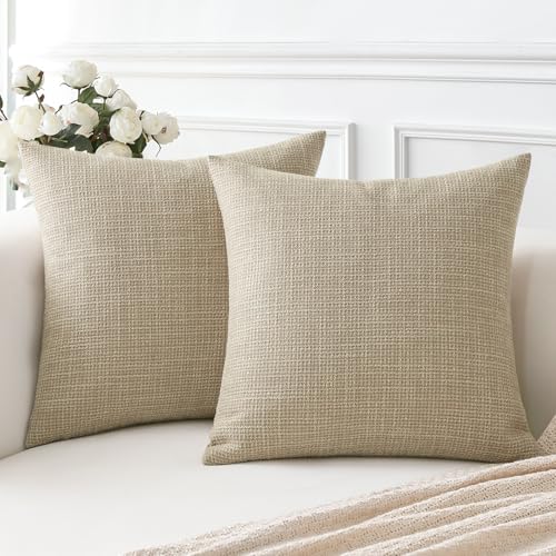 Artscope 2er Set Kissenbezug Einfarbig Wurfkissenbezug Leinen Kissenbezüge Moderne Dekokissen Kissenhülle Set Kissen Fall für Sofa Schlafzimmer Zuhause Dekor 50x50 cm Leichter Kaffee Artscope 2er Set Kissenbezug Einfarbig Wurfkissenbezug Leinen Kissenbezüge Moderne Dekokissen Kissenhülle Set Kissen Fall für Sofa Schlafzimmer Zuhause Dekor 50x50 cm Leichter Kaffee von Artscope