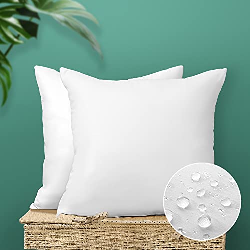 Artscope 2er Set wasserdichte Kissenfüllung 40 x 40 cm- Kisseneinsätze im Freien - Füllkissen Kopfkissen Sofakissen für Patio Garten Sofa Bauernhaus Dekor Artscope 2er Set wasserdichte Kissenfüllung 40 x 40 cm- Kisseneinsätze im Freien - Füllkissen Kopfkissen Sofakissen für Patio Garten Sofa Bauernhaus Dekor von Artscope