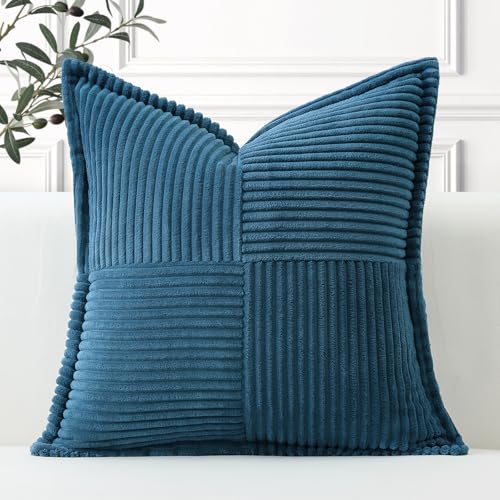 Artscope Ein Cord Kissenbezug Kordsamt Kissenhülle Zierkissenbezug 50x50 cm Dekokissen Sofakissen Couchkissen Dekorative Weiche Kissen für Sofa Wohnzimmer Zuhause Schlafzimmer, Blau Artscope Ein Cord Kissenbezug Kordsamt Kissenhülle Zierkissenbezug 50x50 cm Dekokissen Sofakissen Couchkissen Dekorative Weiche Kissen für Sofa Wohnzimmer Zuhause Schlafzimmer, Blau von Artscope