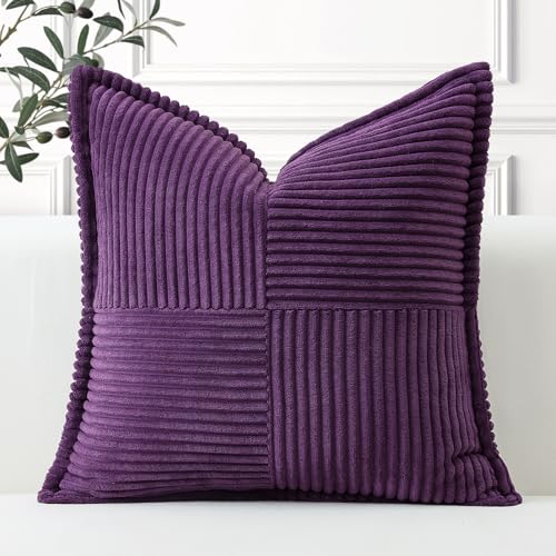 Artscope Ein Cord Kissenbezug Kordsamt Kissenhülle Zierkissenbezug 50x50 cm Dekokissen Sofakissen Couchkissen Dekorative Weiche Kissen für Sofa Wohnzimmer Zuhause Schlafzimmer, Lila Artscope Ein Cord Kissenbezug Kordsamt Kissenhülle Zierkissenbezug 50x50 cm Dekokissen Sofakissen Couchkissen Dekorative Weiche Kissen für Sofa Wohnzimmer Zuhause Schlafzimmer, Lila von Artscope