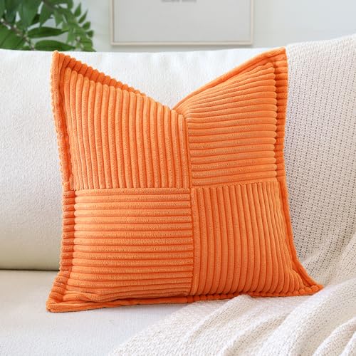 Artscope Ein Cord Kissenbezug Kordsamt Kissenhülle Zierkissenbezug 60x60 cm Dekokissen Sofakissen Couchkissen Dekorative Weiche Kissen für Sofa Wohnzimmer Zuhause Schlafzimmer, Orange Artscope Ein Cord Kissenbezug Kordsamt Kissenhülle Zierkissenbezug 60x60 cm Dekokissen Sofakissen Couchkissen Dekorative Weiche Kissen für Sofa Wohnzimmer Zuhause Schlafzimmer, Orange von Artscope