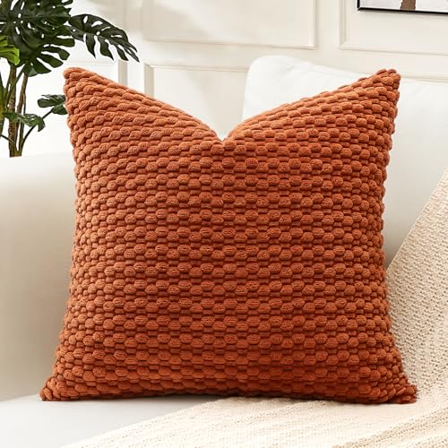 Artscope Kissenbezug Kordsamt Cord Körnig Zierkissenbezug 40x40 cm Geometrische Kissenhüllen Weiche Sofakissen Couchkissen für Sofa Schlafzimmer Wohnzimmer Zuhause Dekorative 1er Set, Dunkelorange Artscope Kissenbezug Kordsamt Cord Körnig Zierkissenbezug 40x40 cm Geometrische Kissenhüllen Weiche Sofakissen Couchkissen für Sofa Schlafzimmer Wohnzimmer Zuhause Dekorative 1er Set, Dunkelorange von Artscope