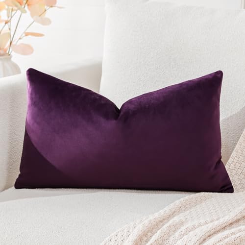 Artscope Samt Kissenbezug Kissenhülle Dekorative Dekokissen Sofakissen Lendenkissen Wurfkissenbezug Sofa Schlafzimmer 30x50cm Lila Artscope Samt Kissenbezug Kissenhülle Dekorative Dekokissen Sofakissen Lendenkissen Wurfkissenbezug Sofa Schlafzimmer 30x50cm Lila von Artscope